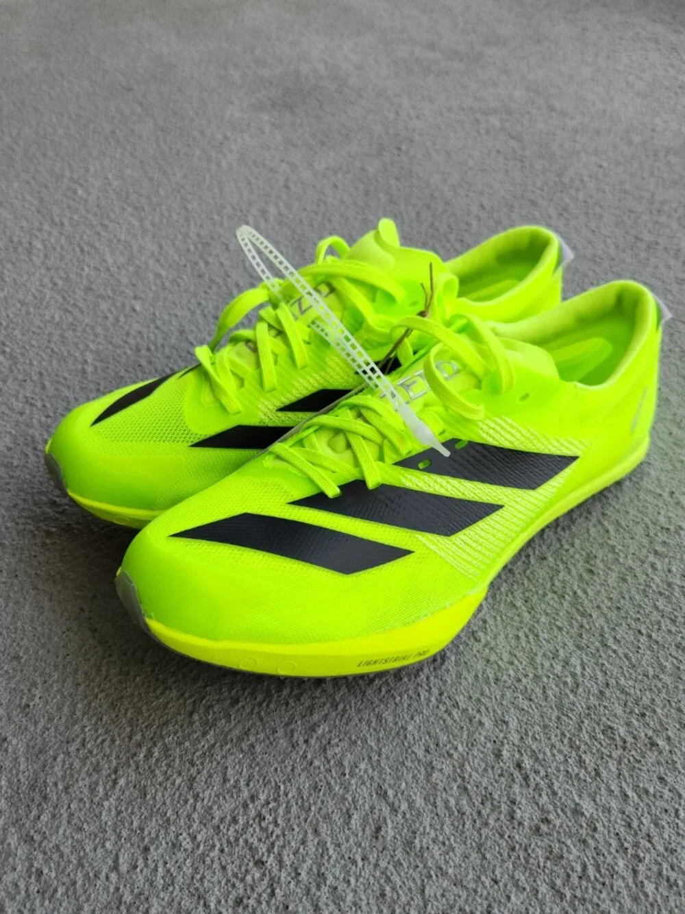 Adidas Adizero Finesse Lucid Lemon Track Spikes Shoes IG 2018 Men's Size 11.5 US